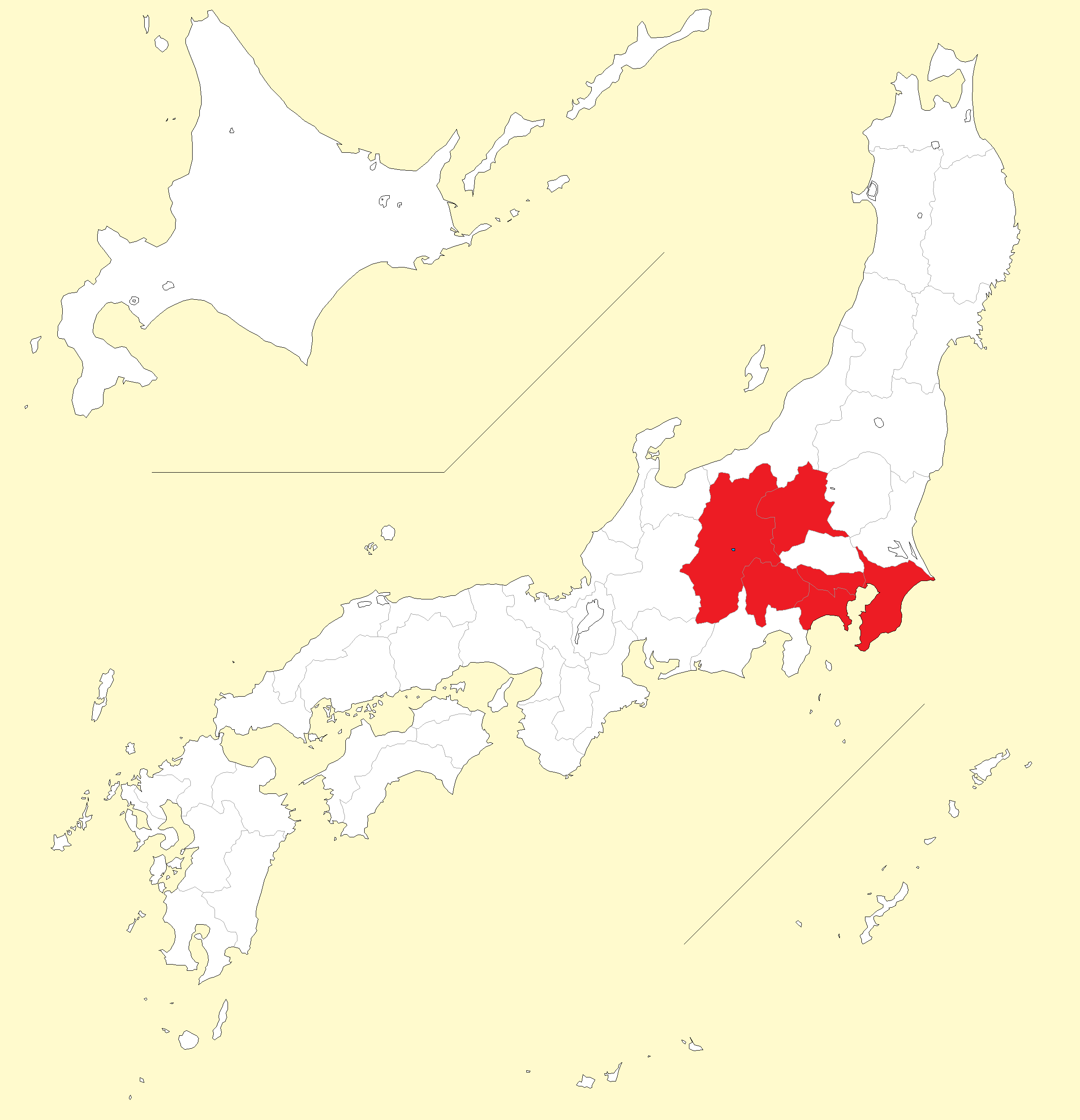ヒメツノカメムシ分布